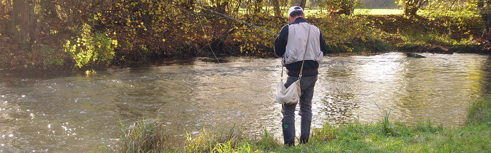 Fliegenfischen in unserem Fischwasser an der Wiesent